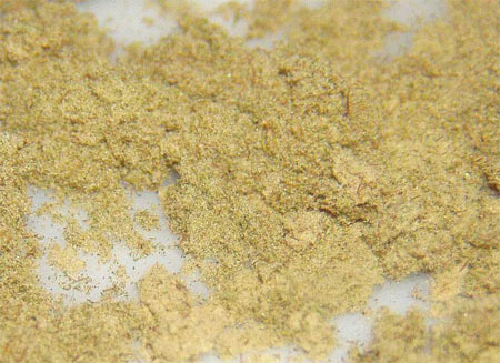 marijuana hash powder